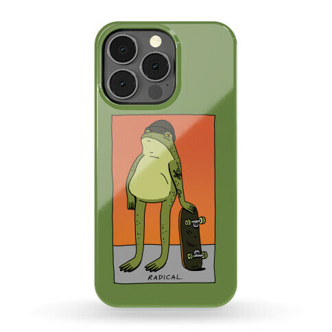 Radical Frog Skater Phone Case