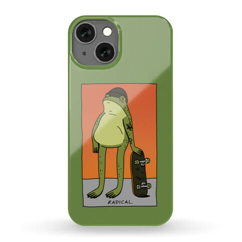 Radical Frog Skater Phone Case