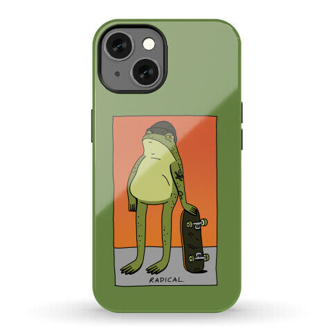 Radical Frog Skater Phone Case