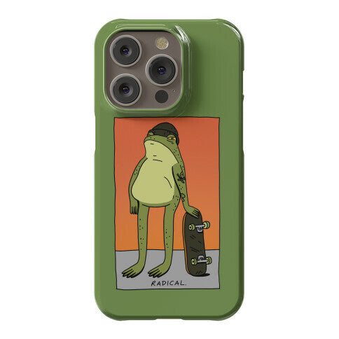 Radical Frog Skater Phone Case