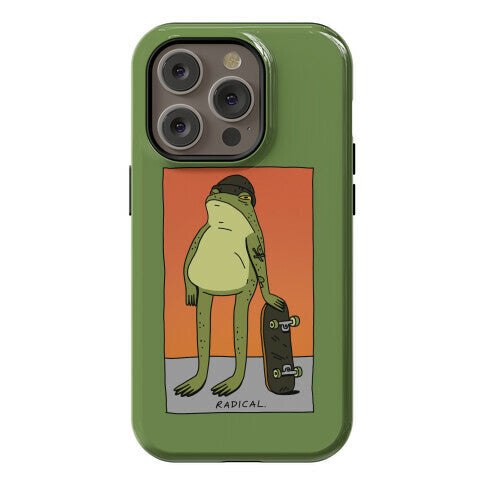 Radical Frog Skater Phone Case