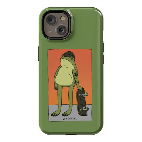 Radical Frog Skater Phone Case