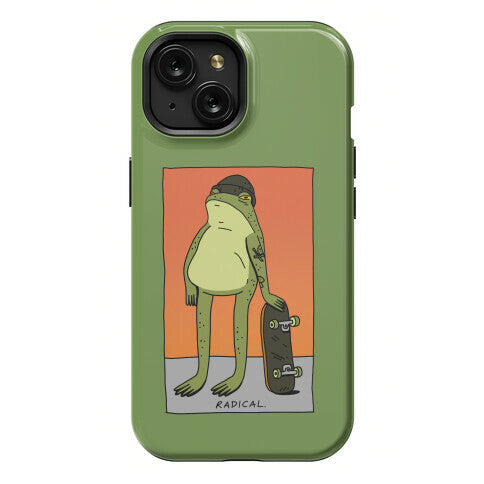 Radical Frog Skater Phone Case