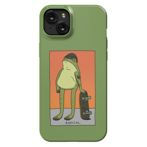 Radical Frog Skater Phone Case