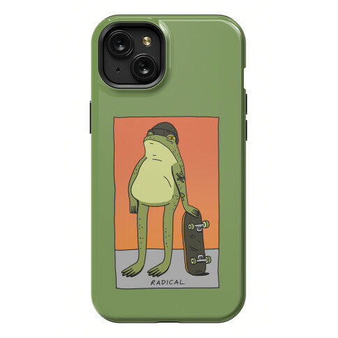 Radical Frog Skater Phone Case