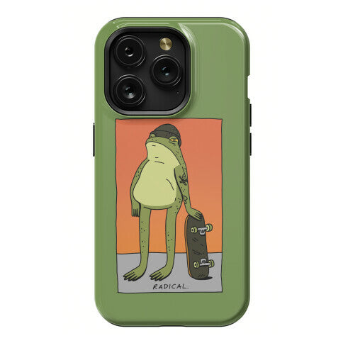 Radical Frog Skater Phone Case
