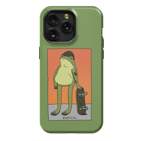 Radical Frog Skater Phone Case