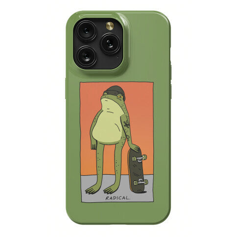 Radical Frog Skater Phone Case