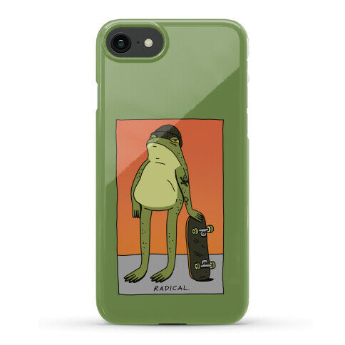 Radical Frog Skater Phone Case