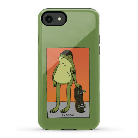 Radical Frog Skater Phone Case