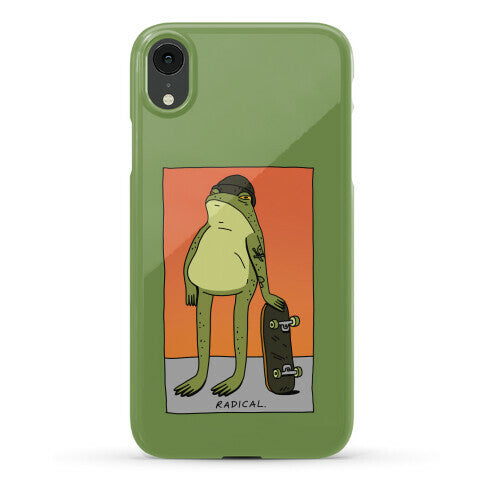 Radical Frog Skater Phone Case