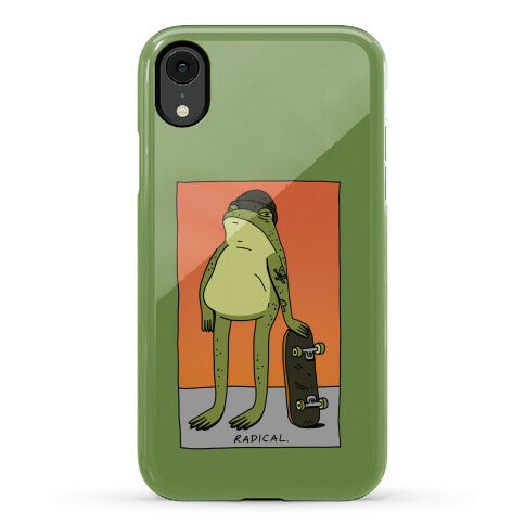 Radical Frog Skater Phone Case