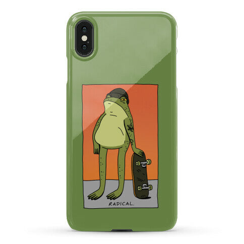 Radical Frog Skater Phone Case