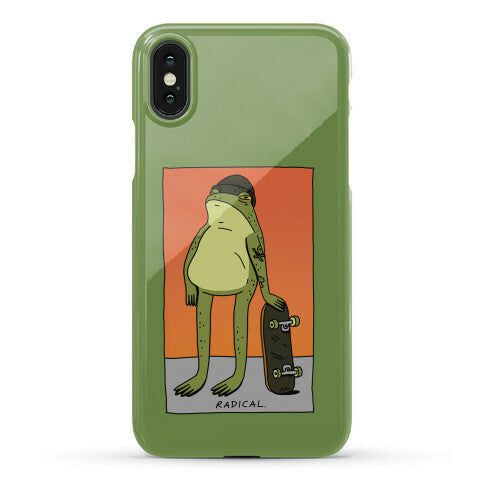Radical Frog Skater Phone Case