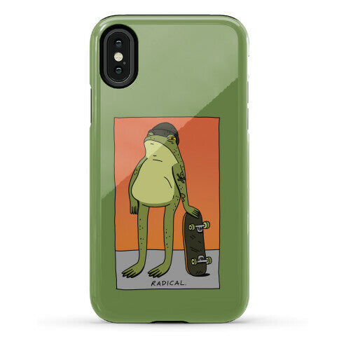 Radical Frog Skater Phone Case