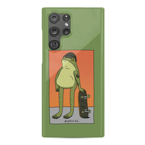 Radical Frog Skater Phone Case