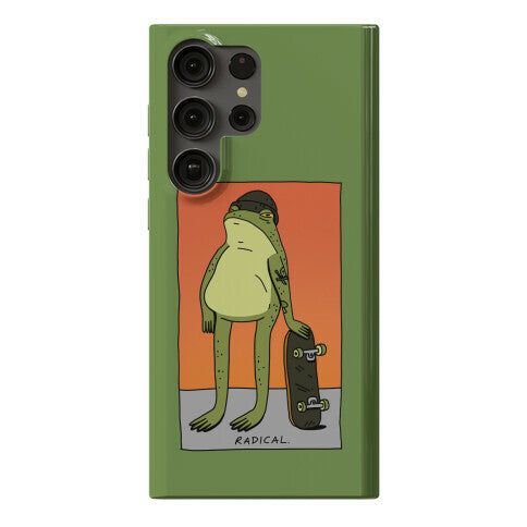 Radical Frog Skater Phone Case