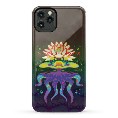 Psychedelic Lily Frog Phone Case