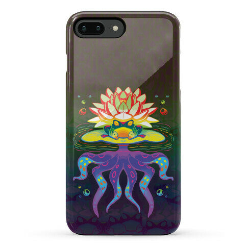 Psychedelic Lily Frog Phone Case