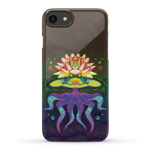 Psychedelic Lily Frog Phone Case