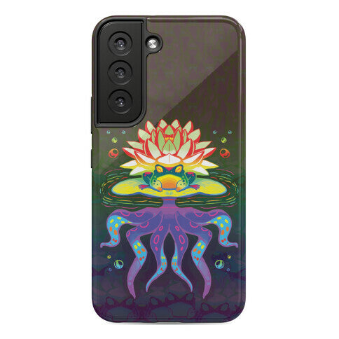 Psychedelic Lily Frog Phone Case