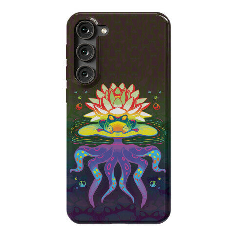 Psychedelic Lily Frog Phone Case