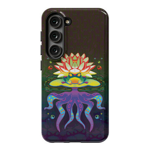 Psychedelic Lily Frog Phone Case