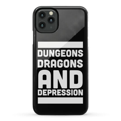 Dungeons, Dragons and Depression  Phone Case