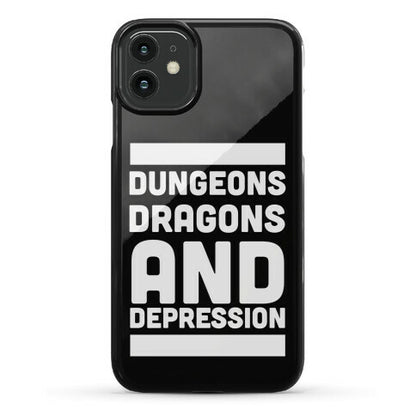 Dungeons, Dragons and Depression  Phone Case