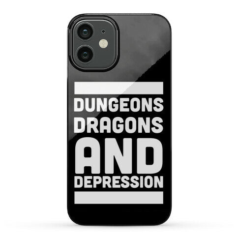 Dungeons, Dragons and Depression  Phone Case
