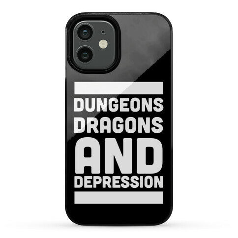 Dungeons, Dragons and Depression  Phone Case