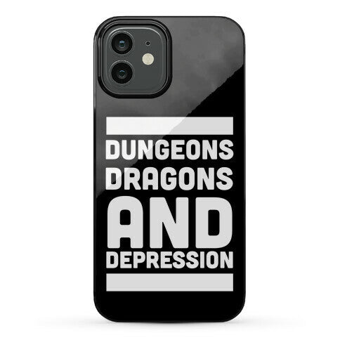 Dungeons, Dragons and Depression  Phone Case