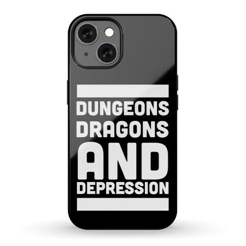 Dungeons, Dragons and Depression  Phone Case