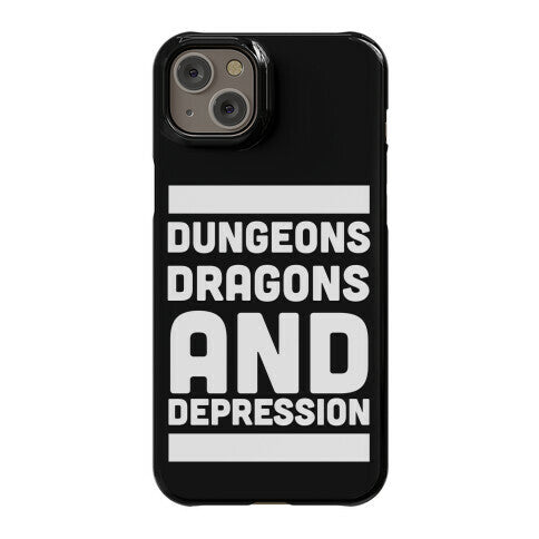 Dungeons, Dragons and Depression  Phone Case