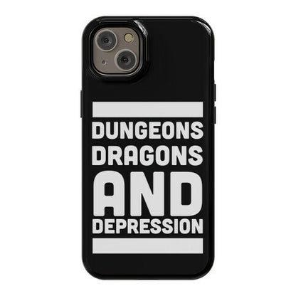 Dungeons, Dragons and Depression  Phone Case