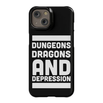 Dungeons, Dragons and Depression  Phone Case