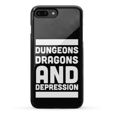 Dungeons, Dragons and Depression  Phone Case