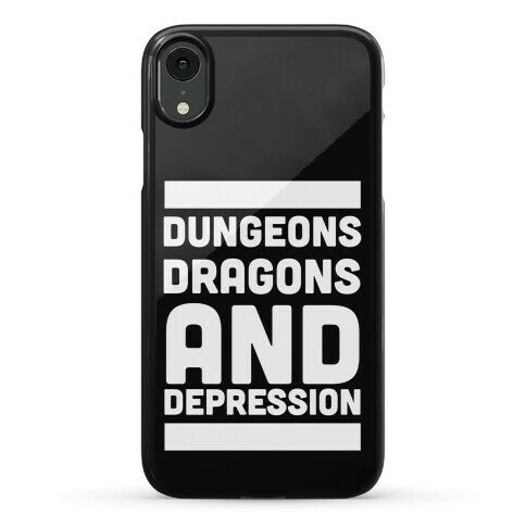 Dungeons, Dragons and Depression  Phone Case