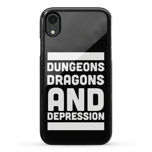 Dungeons, Dragons and Depression  Phone Case