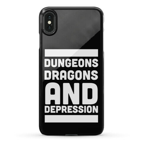 Dungeons, Dragons and Depression  Phone Case