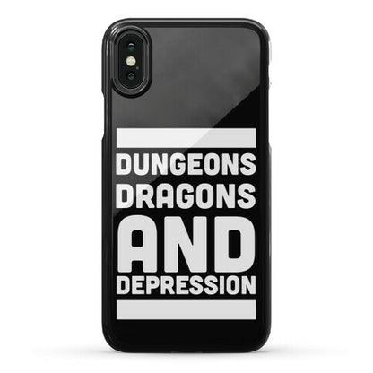 Dungeons, Dragons and Depression  Phone Case