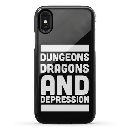 Dungeons, Dragons and Depression  Phone Case