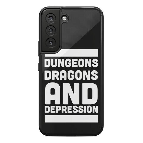 Dungeons, Dragons and Depression  Phone Case