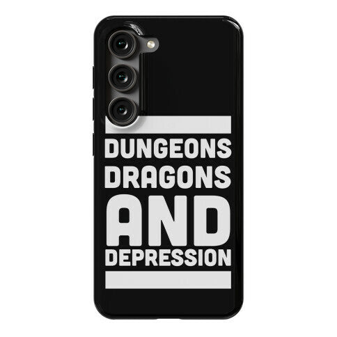 Dungeons, Dragons and Depression  Phone Case