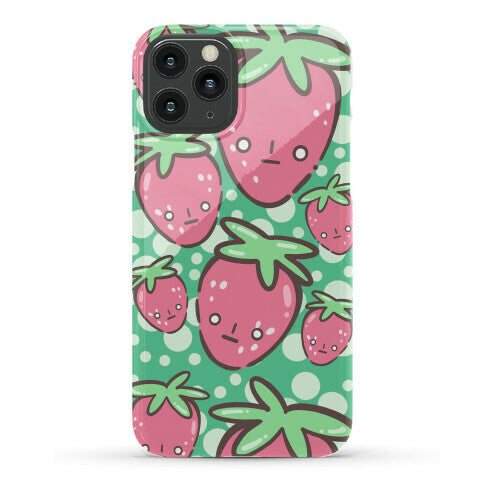 Indifferent Strawberries Phone Case