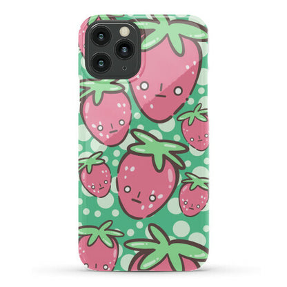 Indifferent Strawberries Phone Case