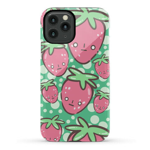 Indifferent Strawberries Phone Case