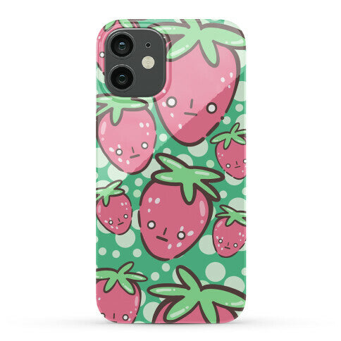 Indifferent Strawberries Phone Case