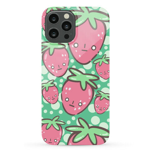 Indifferent Strawberries Phone Case