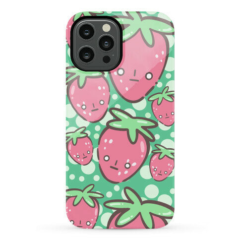 Indifferent Strawberries Phone Case